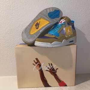 Jordan 4 Unions ‘Desert Moss’